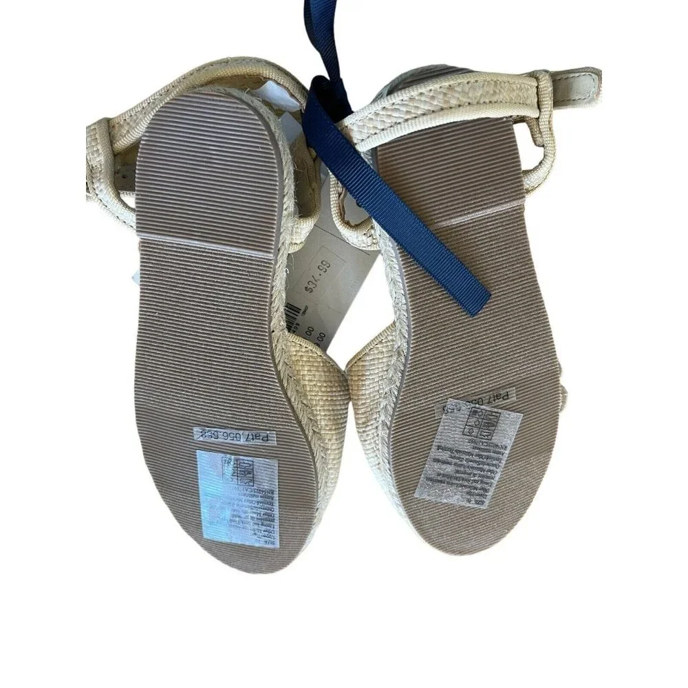 Janie And Jack Sandals Girls Size 10 Floral Espadrille‎ $59